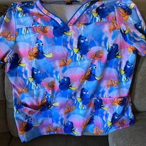 Finding Nemo Scrub Top